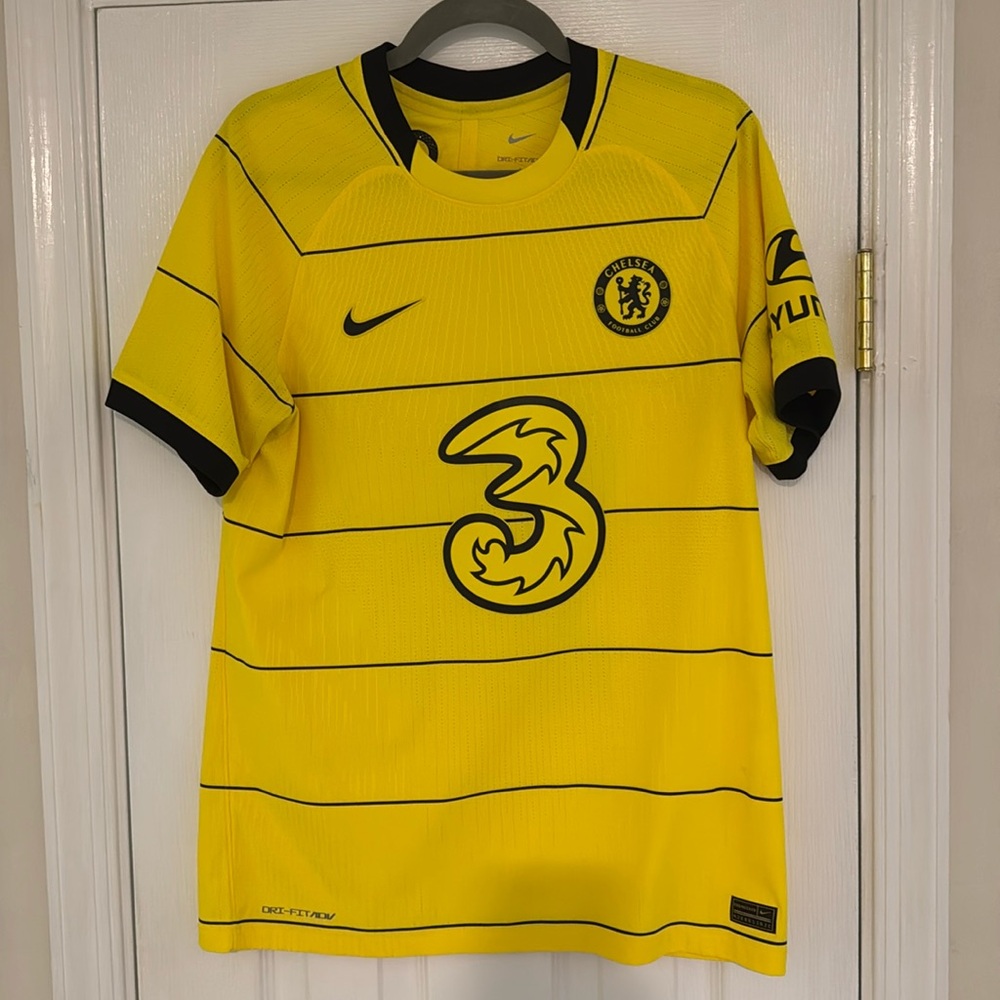 Chelsea 2021/22 Away Match Jersey Kai Havertz Size Medium Nike Authentic